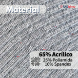 Pack 6 Calcetínes Escolares Corto Acrilico Gris Niño Juvenil
