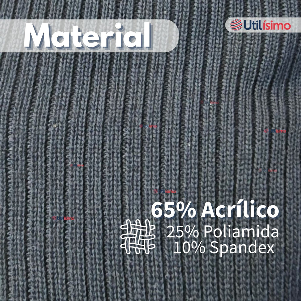 Calcetín Escolar Corto Acrilico Azul Niño Juvenil