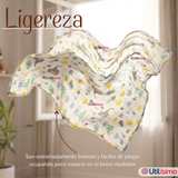 Manta Muselina 70x 70 CM Bebé Niño Multiuso 100% Algodón Colores Surtidos