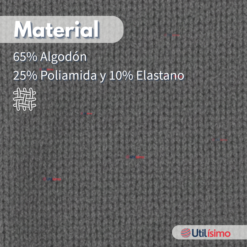Pack 6 Panty Ballerinas Elasticadas Escolares Niña Algodón Gris