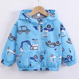 Cortaviento Impermeable Chaqueta Estampado Niño Y Bebé Jump Kids