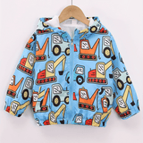 Cortaviento Impermeable Chaqueta Estampado Niño Y Bebé Jump Kids