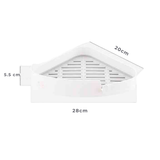 Esquinero De Baño Organizador Con Soporte Adhesivo