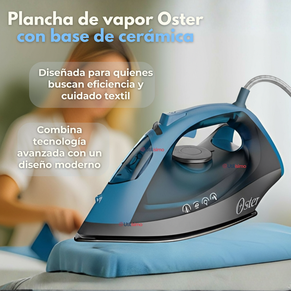 Plancha de vapor Oster® con base de cerámica GCSTBS6052
