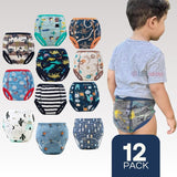 Pack 12 Calzón Calzoncillo Entrenamiento Algodón Absorbente Transpirable Cintura Elástica