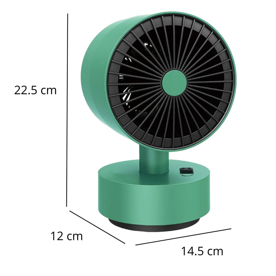 Termo Ventilador Giratorio Calefactor Eléctrico 600W Oficina