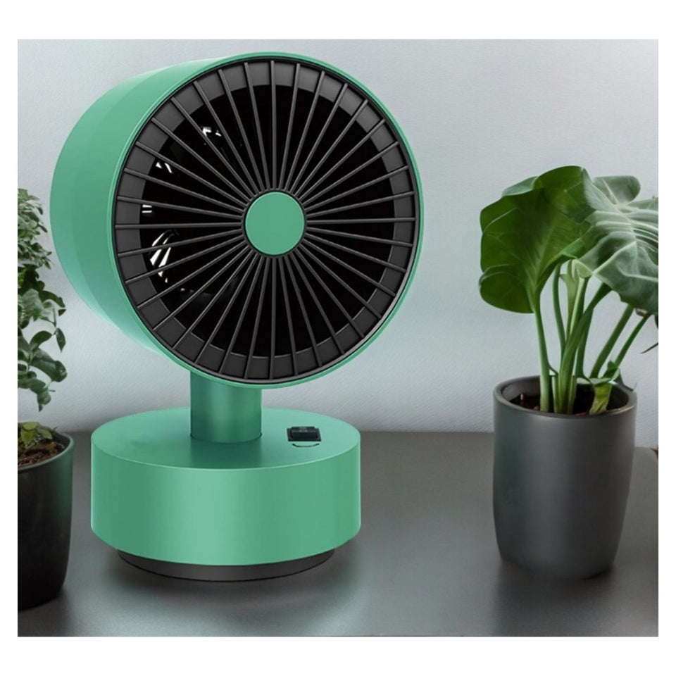 Termo Ventilador Giratorio Calefactor Eléctrico 600W Oficina