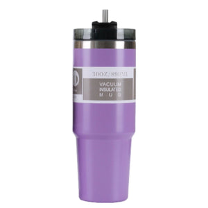 Termo Vaso Térmico Agua Caliente con Bombilla Acero Inox 900ml