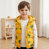 Parka Con Capucha Sin Manga Bebe Niño Infantil