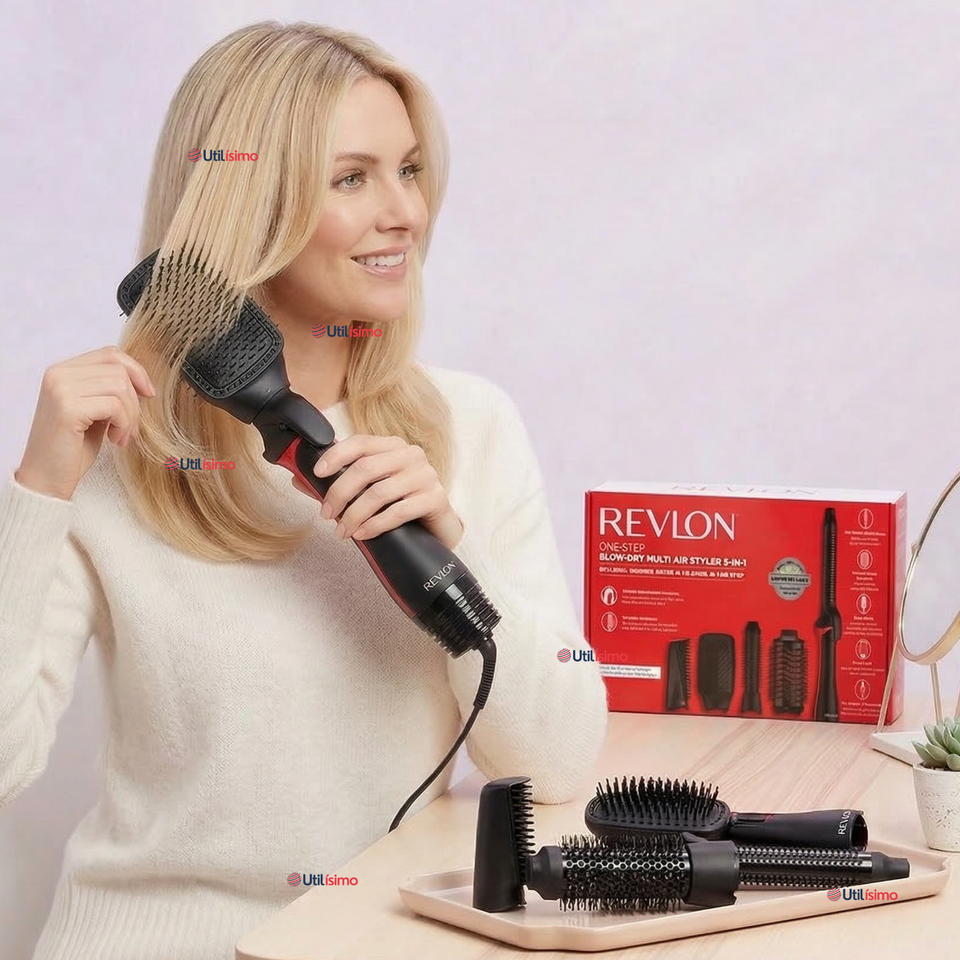 One Step Cepillo Secador Alisador 5 En 1  Revlon 1200W Multistyler