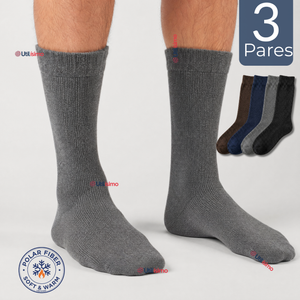 Pack 3 Pares Calcetines Térmicos Corte Alto Hombre Surtidos