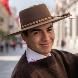 Sombrero Huaso Café Tradicional Para Fiestas Patrias