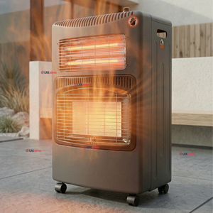 Estufa Hibrida Gas Eléctrica Plegable 5kg A 15kg  GLP - Eficiencia Energética Clase A
