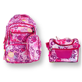 Mochila Con Lonchera Y Estuche 45CM Diseños Variados Niña
