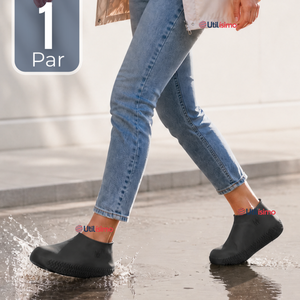 Fundas Cubre Zapatos Negro Impermeable Surtidas Silicona Antideslizante 1 Par