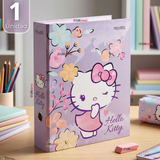 Archivador Lomo Ancho Formato A4 Carta 2 Anillos Hello Kitty Diseño Surtido
