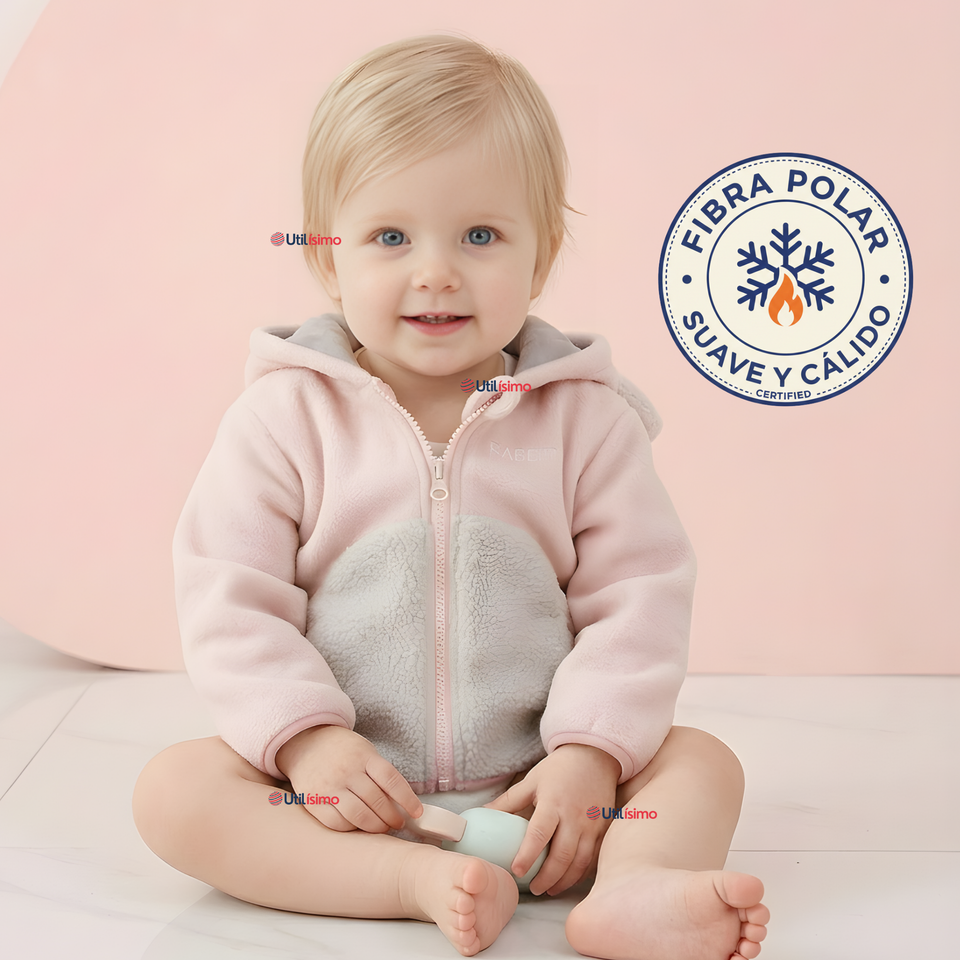 Polerón Polar Con Capucha Invierno Bebé Niña Sweet Rabbit
