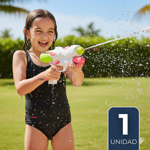 Pistola Lanza Agua Juegos Para Niños Juguete 29 cm Colores Surtidos