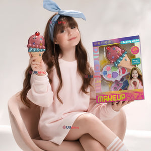 Juguete Set Maquillaje Manicura Infantil Diseño De Helado Niñas