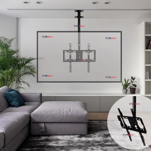 Soporte TV Pared Techo Ajustable 68Kg 32 a 85 Pulgadas 32 40 43 50 55 60 65 70 75 77 80 82 85