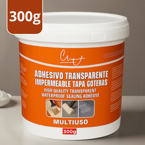 Sellador Adhesivo Transparente Impermeable Tapa Goteras 300g No Tóxico