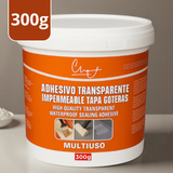 Sellador Adhesivo Transparente Impermeable Tapa Goteras 300g No Tóxico