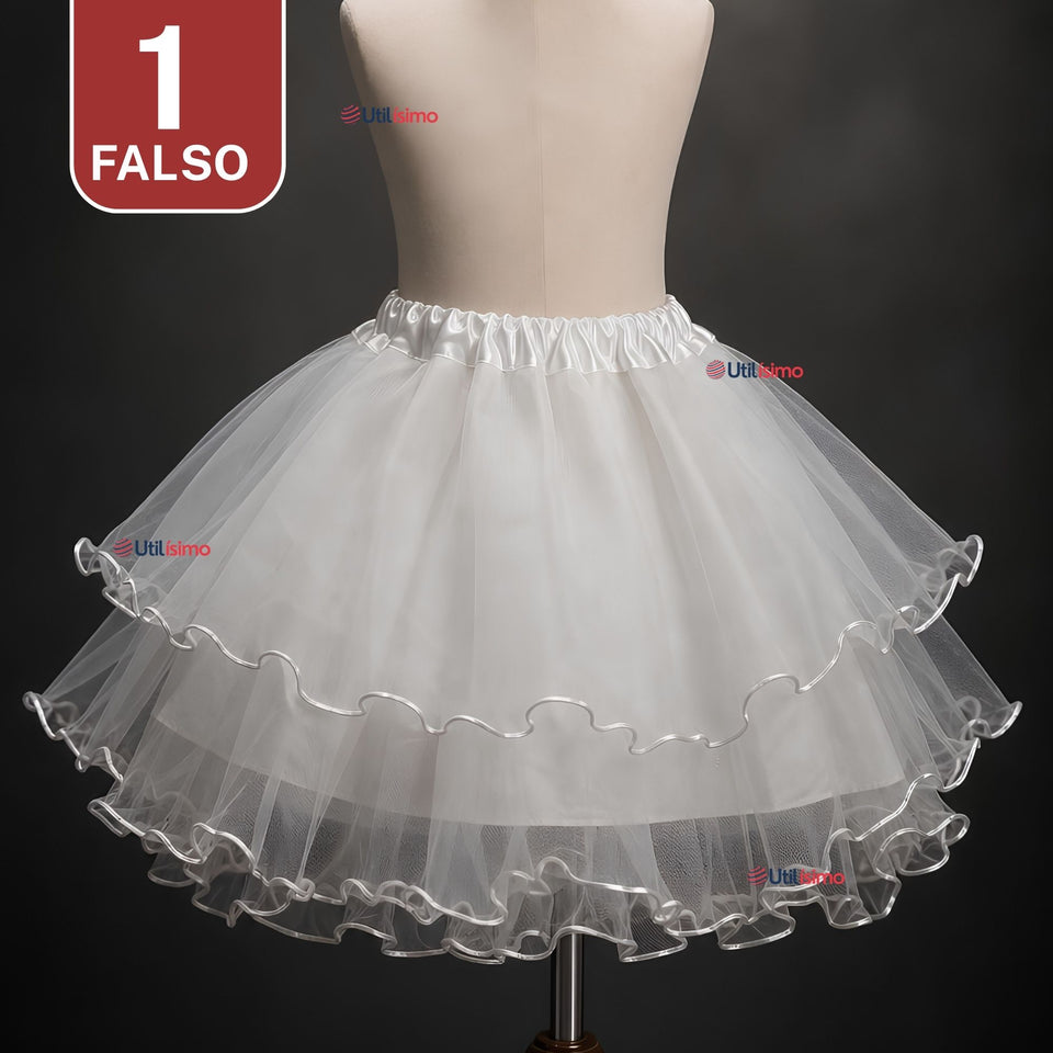 Falso Para Faldas Niña Traje Típico Fiestas Patrias