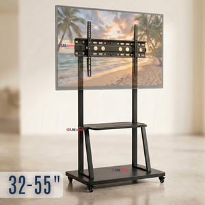 Soporte Base TV Móvil Con Ruedas 32 a 55 pulgadas  55kg Soporte Portátil 32¨40¨42¨ 43¨ 49¨ 50¨ 55¨