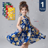 Pareo Pascuense Niña Hawaiano Surtidos Danza Fiestas Patrias