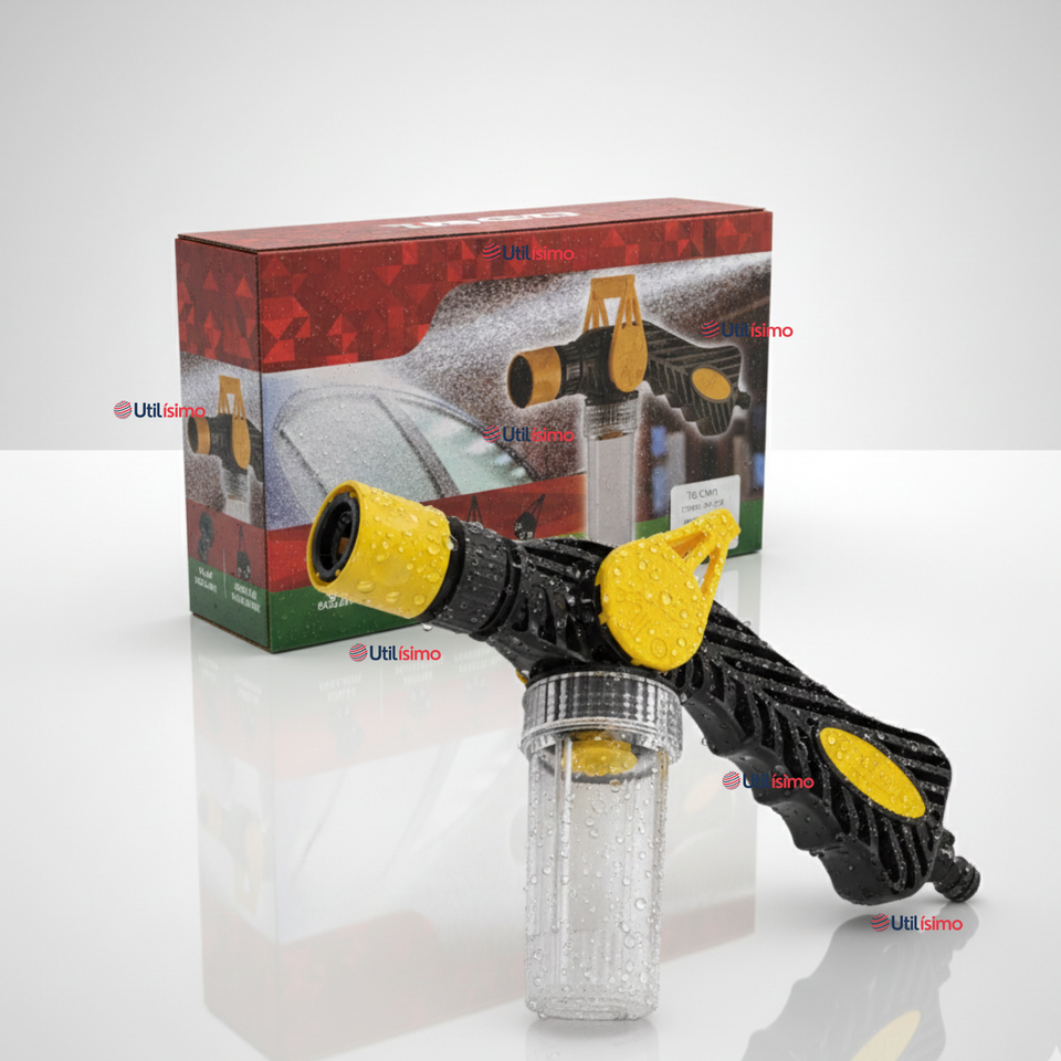 Pistola de Riego con Dispensador Pulverizador de Espuma
