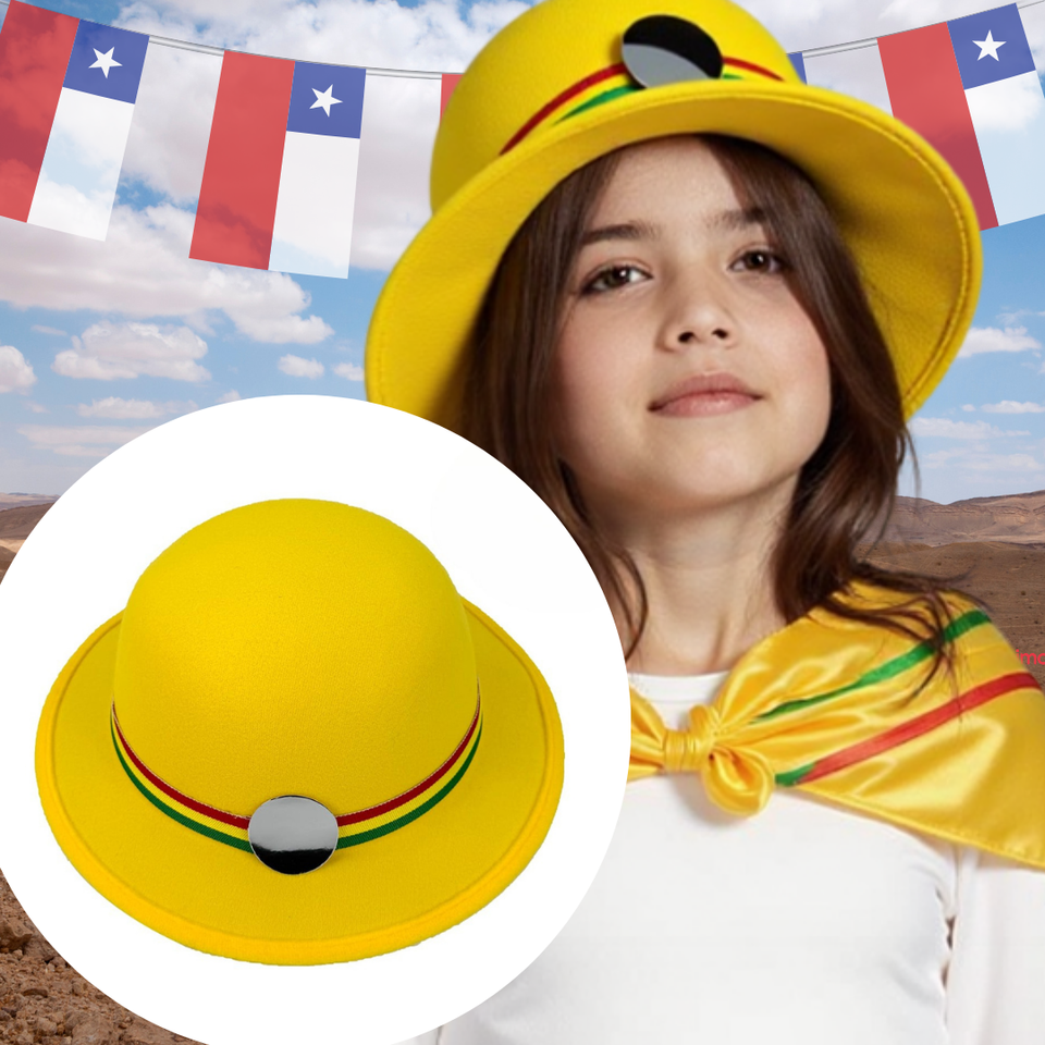 Sombrero Nortino Niña Fiestas Patrias Baile Nortino