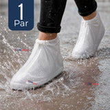 Fundas Cubre Calzado Impermeables Aislante Lluvia Blanco Mujer 1 Par