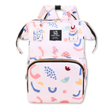 Mochila Maternal Oxford Bolso Pañalera Infantil Diseño Estampado Térmica e Impermeable
