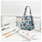 Lonchera Térmica Estampada Bolsa de Mano para Picnic Portátil