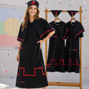 Pack 3 Trajes Típicos Vestidos Mapuche 3 Piezas Mujer Fiestas Patrias