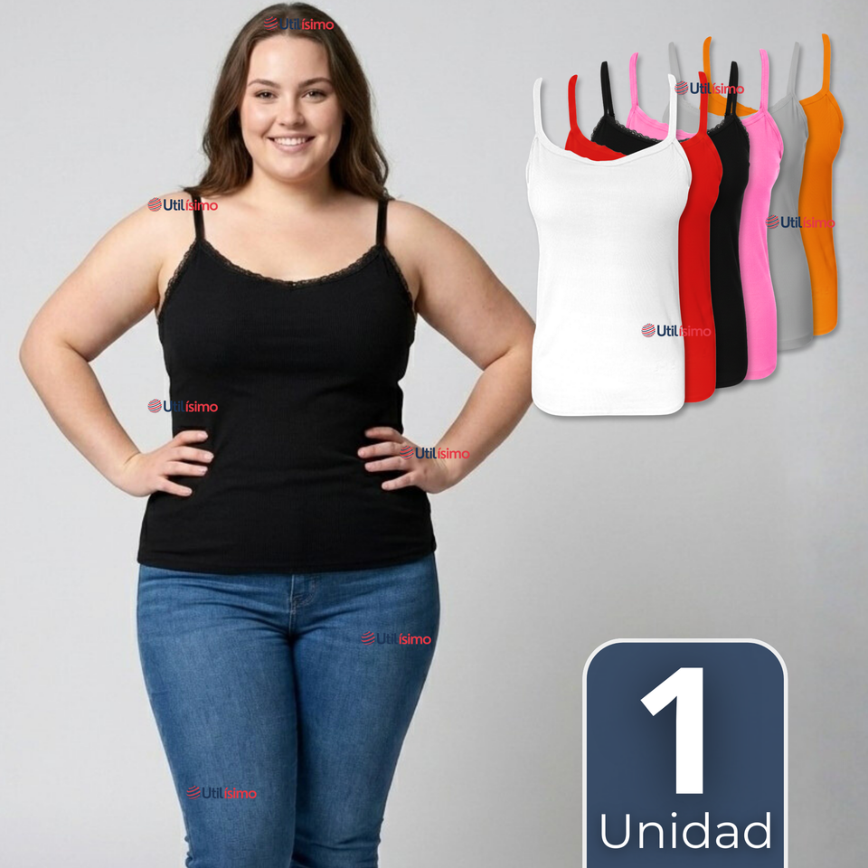 Camiseta Polera Pabilo Básica Lisa Transpirable Mujer Colores Surtidos