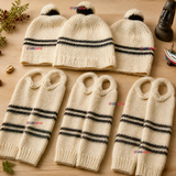 Pack 3 Set Chilote De Gorro Polainas Tipico Niño Fiestas Patrias