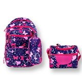 Mochila Con Lonchera Y Estuche 45CM Diseños Variados Niña