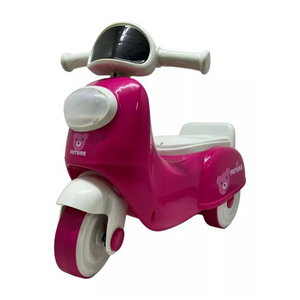 Scooter Moto Infantil con Luz y Sonido Niño Niña Fuscia de 1 a 5 años