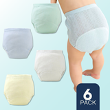 Pack 6 Calzón Calzoncillo Niño Entrenamiento Algodón Cintura Elástica