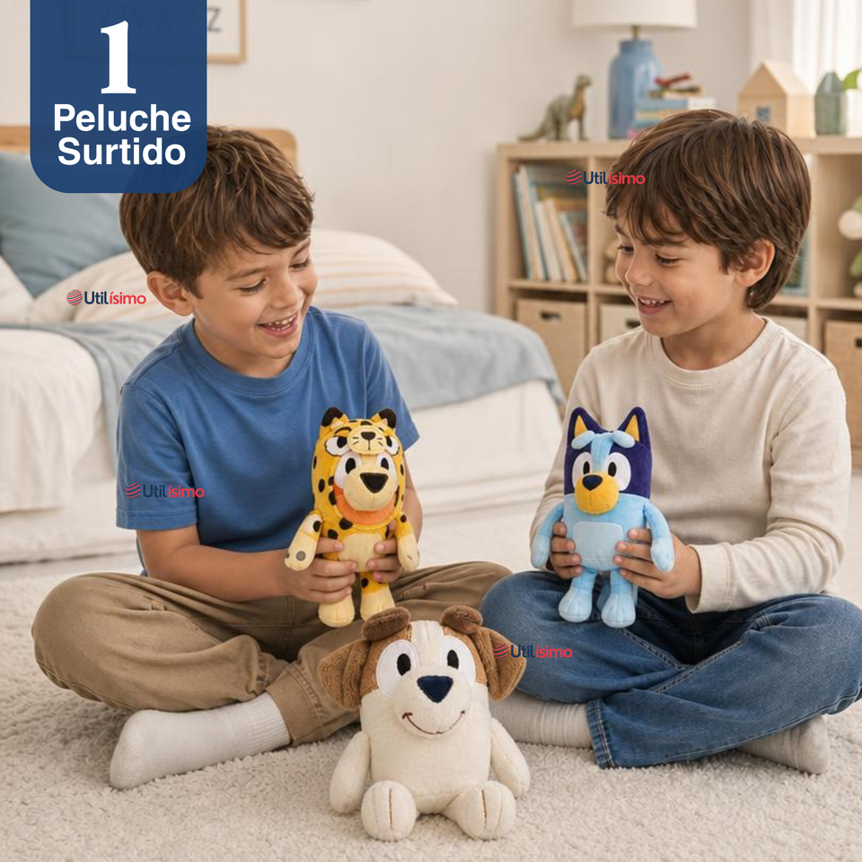 Peluche Bluey Diseños Surtidos Suaves Felpa Premium Peluche Niños