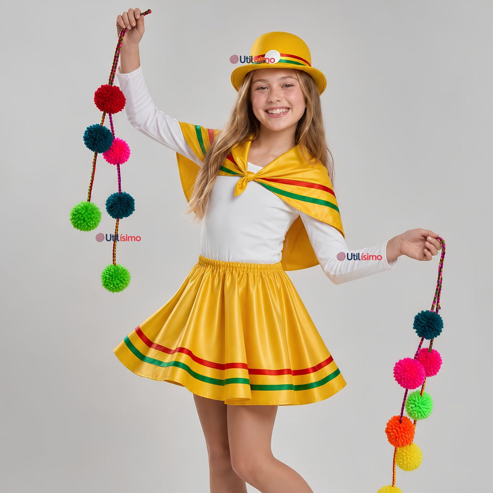 Pom Pom Pompones Nortinos Para Bailes Típicos