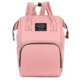 Mochila Maternal Bolso Pañalera Nylon Bebé Diseño Unicolor Térmica e Impermeable