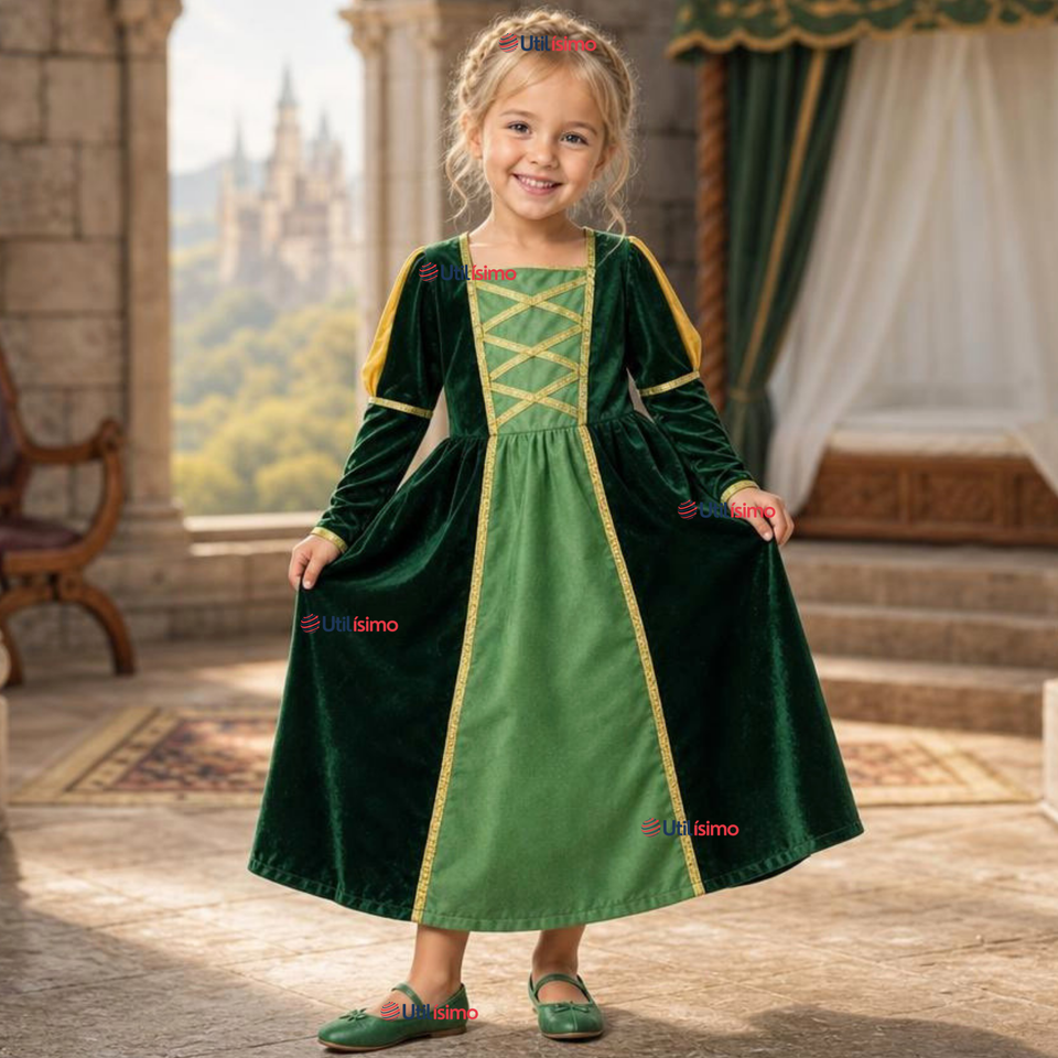 Disfraz Princesa Fiona Shrek Cosplay Niña