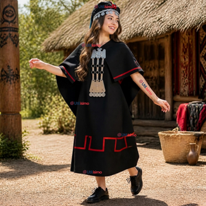Traje Típico Vestido Mapuche Completo 5 Piezas Mujer Fiestas Patrias