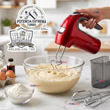 Batidora De Mano Oster® 7 Velocidades + Función Turbo FPSTHM360R