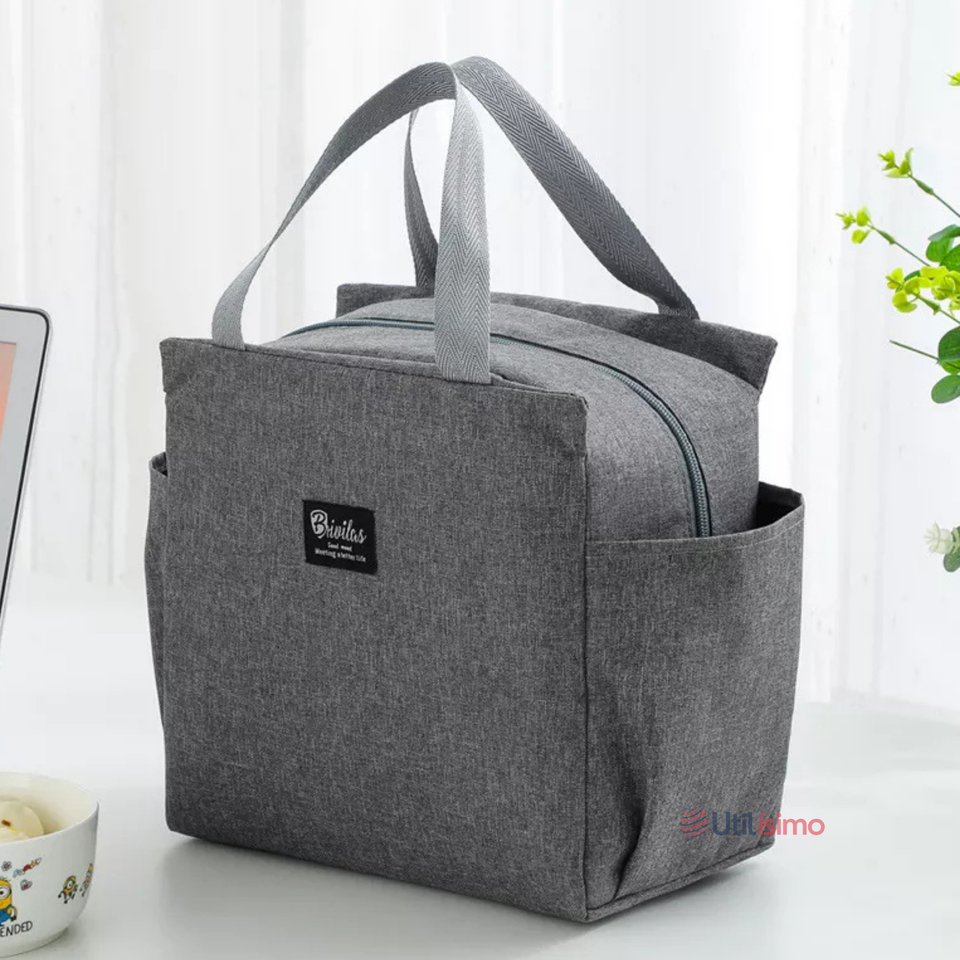 Lonchera Térmica Portátil Tela Oxford De Gran Capacidad con Aislamiento