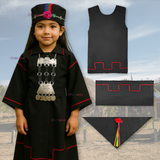 Traje Vestido Mapuche Niña Incluye Trapelacucha 0 Meses hasta Talla S Vestimenta Típica