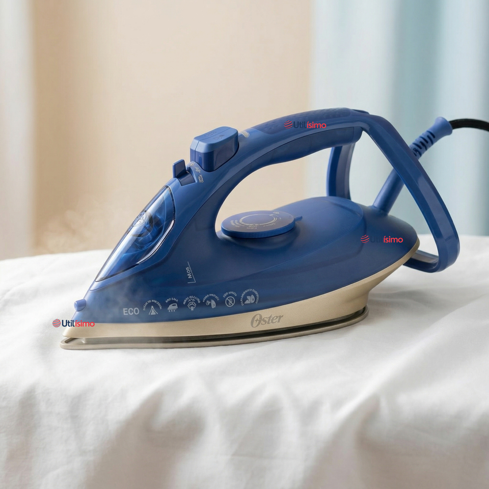 Plancha de vapor Oster®, AeroGlide Max S7800, azul claro, GCSTAC7801-052  Apagado Automático