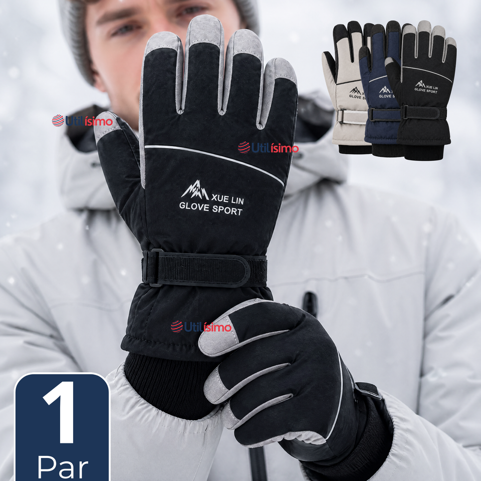 Guantes Esquí Surtidos Térmicos Impermeables TouchScreen Nieve Esquiar